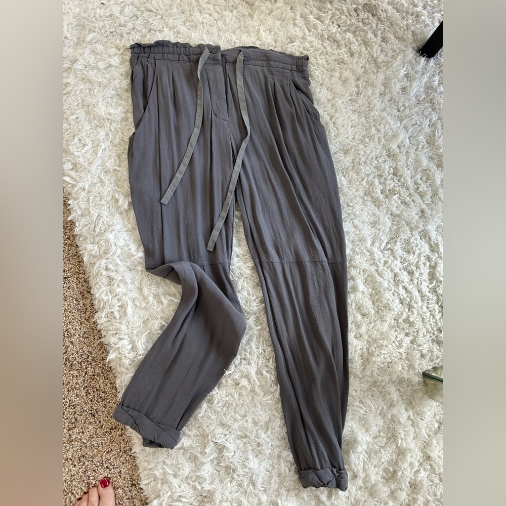 Wilfred Charcoal Drawstring Pants